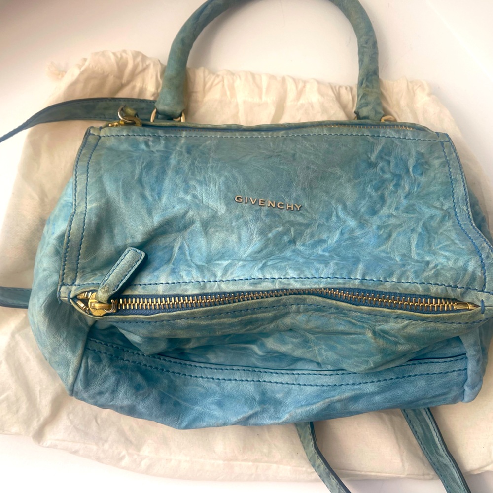 Givenchy Pandora Small - Distressed Blue